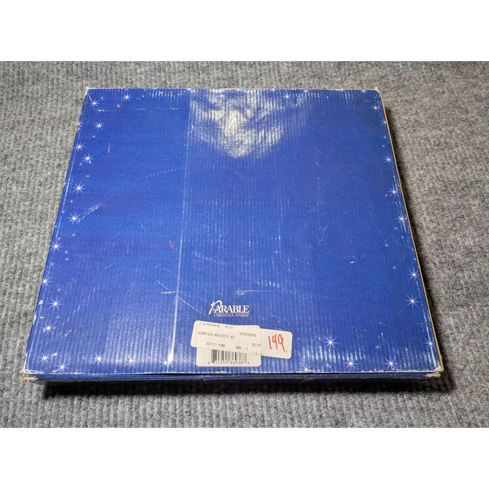 Vintage 2002 Complete Nativity‎ Set